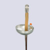 rubber on wood epee electric weapon